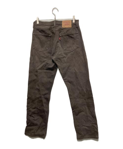 LEVI'S（リーバイス）LEVI'S (リーバイス) 501 後染めデニムパンツ ブラウン サイズ:W33の古着・服飾アイテム