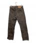 LEVI'S (リーバイス) 501 後染めデニムパンツ ブラウン サイズ:W33：8000円