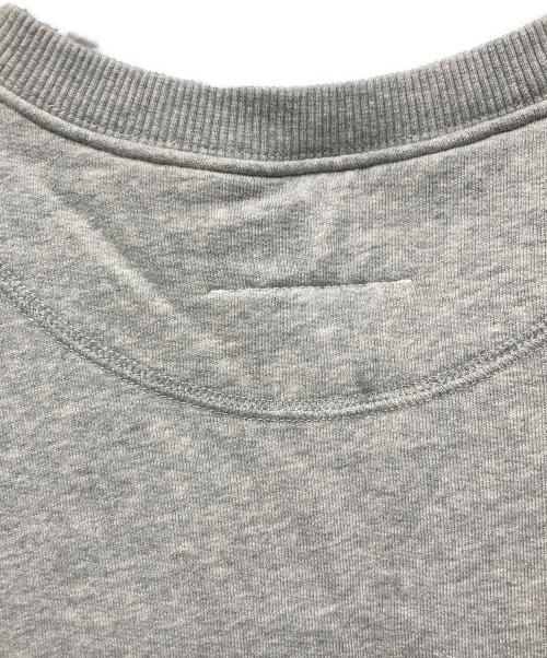 MM6 Maison Margiela（エムエムシックスメゾンマルジェラ）MM6 Maison Margiela (エムエムシックスメゾンマルジェラ) オーバーサイズスウェット ライトグレー サイズ:Sの古着・服飾アイテム