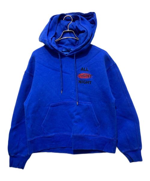 ADER error（アーダーエラー）ADER error (アーダーエラー) ダブルフードパーカー ブルー サイズ:3の古着・服飾アイテム