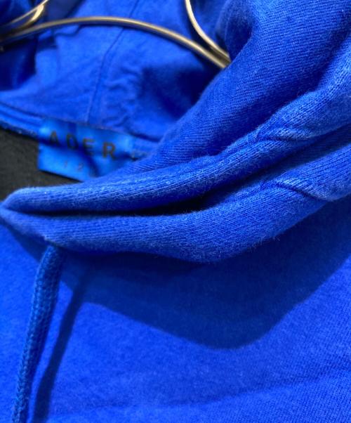 ADER error（アーダーエラー）ADER error (アーダーエラー) ダブルフードパーカー ブルー サイズ:3の古着・服飾アイテム