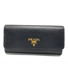 PRADA（プラダ）の古着「長財布」｜ブラック×ピンク