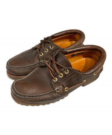専用　激レア❗️90s GORE-TEX Timberland 3eye ブラウン 中古・古着通販】Timberland (ティンバーランド) 3eye ブラウン サイズ