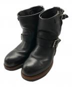 RED WINGレッドウィング）の古着「8inch Engineer」｜ブラック