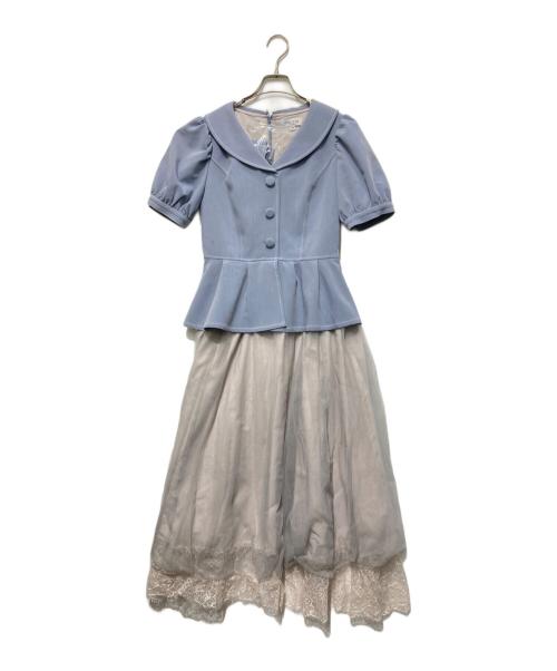 EmiriaWiz（エミリアウィズ）EmiriaWiz (エミリアウィズ) 半袖ワンピース スカイブルー サイズ:Mの古着・服飾アイテム