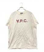 A.P.C.アーペーセー）の古着「ロゴTシャツ」｜ベージュ