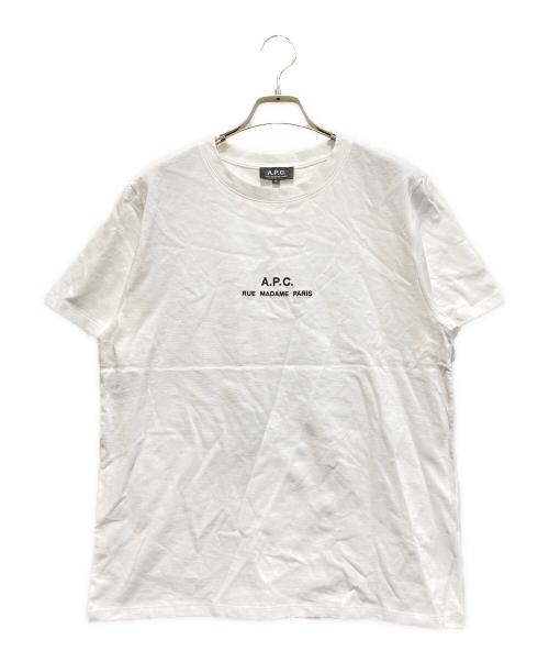 A.P.C.（アーペーセー）A.P.C. (アーペーセー) UNISEX PETITE RUE MADAME Tシャツ ホワイト サイズ:Mの古着・服飾アイテム