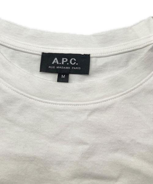 A.P.C.（アーペーセー）A.P.C. (アーペーセー) UNISEX PETITE RUE MADAME Tシャツ ホワイト サイズ:Mの古着・服飾アイテム