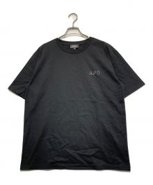 A.P.C.（アーペーセー）の古着「ロゴTシャツ」｜ブラック