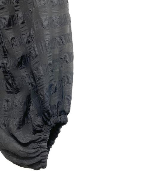 journal standard L'essage（ジャーナルスタンダード レサージュ）journal standard L'essage (ジャーナルスタンダード レサージュ) IPEKER/CHECK ボウタイブラウス ブラック サイズ:FREEの古着・服飾アイテム