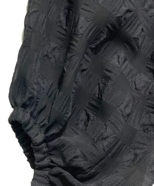 journal standard L'essage（ジャーナルスタンダード レサージュ）journal standard L'essage (ジャーナルスタンダード レサージュ) IPEKER/CHECK ボウタイブラウス ブラック サイズ:FREEの古着・服飾アイテム