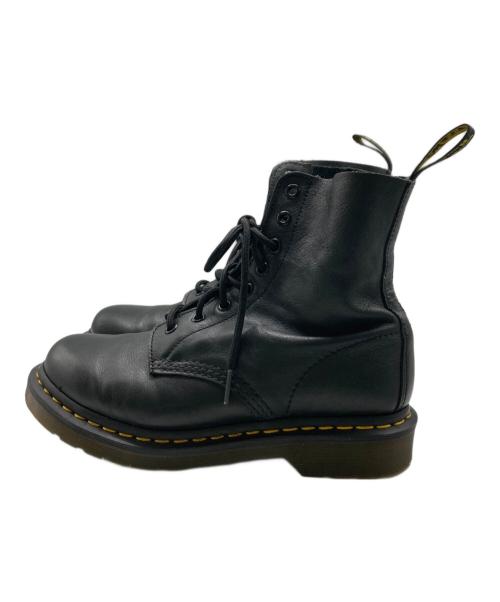 Dr.Martens（ドクターマーチン）Dr.Martens (ドクターマーチン) PASCAL VIRGINIA 8 ホールブーツ ブラック サイズ:24の古着・服飾アイテム