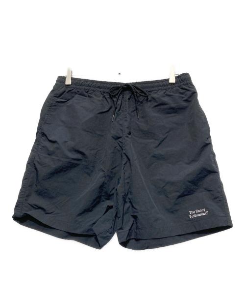 The Ennoy Professional（ザ エンノイ プロフェッショナル）THE ENNOY PROFESSIONAL (ザ エンノイ プロフェッショナル) ナイロンハーフパンツ ブラック サイズ:Mの古着・服飾アイテム