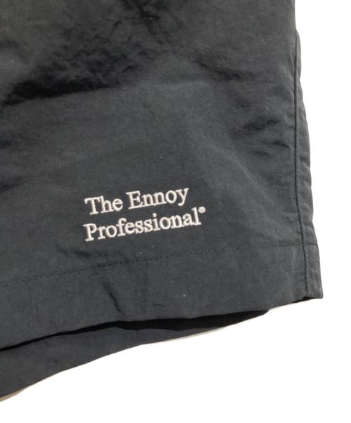 The Ennoy Professional（ザ エンノイ プロフェッショナル）THE ENNOY PROFESSIONAL (ザ エンノイ プロフェッショナル) ナイロンハーフパンツ ブラック サイズ:Mの古着・服飾アイテム