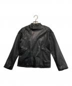 Hysteric Glamourヒステリックグラマー）の古着「ゴートレザージャケット」｜ブラック