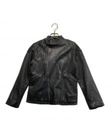 Hysteric Glamour（ヒステリックグラマー）の古着「ゴートレザージャケット」｜ブラック