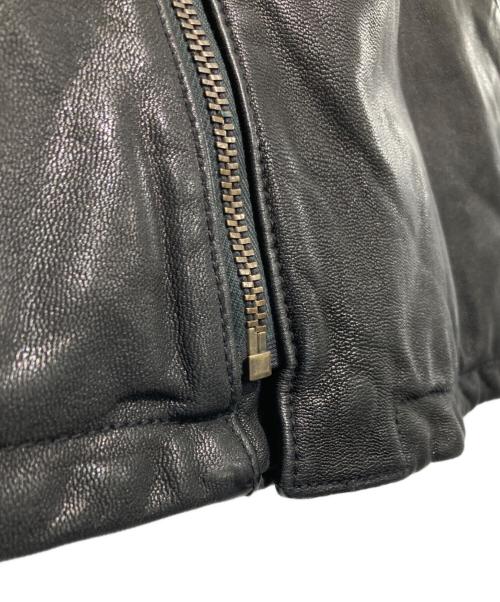 Hysteric Glamour（ヒステリックグラマー）Hysteric Glamour (ヒステリックグラマー) ゴートレザージャケット ブラック サイズ:Lの古着・服飾アイテム