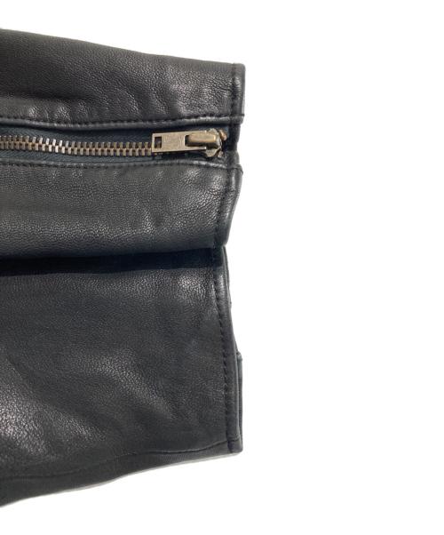 Hysteric Glamour（ヒステリックグラマー）Hysteric Glamour (ヒステリックグラマー) ゴートレザージャケット ブラック サイズ:Lの古着・服飾アイテム