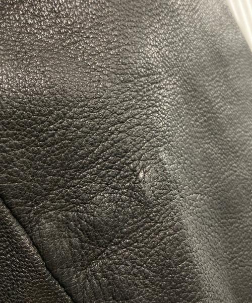 Hysteric Glamour（ヒステリックグラマー）Hysteric Glamour (ヒステリックグラマー) ゴートレザージャケット ブラック サイズ:Lの古着・服飾アイテム