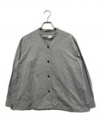 MHLエムエイチエル）の古着「24SSバンドカラーシャツ」｜グレー