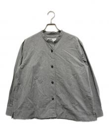 MHL（エムエイチエル）の古着「24SSバンドカラーシャツ」｜グレー