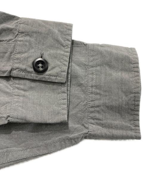 MHL（エムエイチエル）MHL (エムエイチエル) 24SSバンドカラーシャツ グレー サイズ:2の古着・服飾アイテム