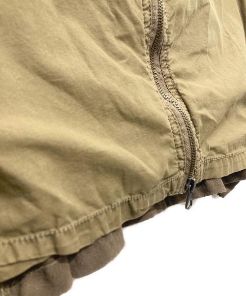 goa（ゴア）goa (ゴア) フロントジッパーロングスカート カーキ サイズ:Freeの古着・服飾アイテム