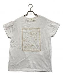 Eaphi（エフィ）の古着「EMBROIDERY SHORT SLEEVE SHIRTS/Tシャツ」｜ホワイト