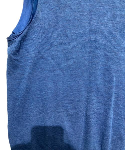 45R（フォーティファイブ・アール）45R (フォーティファイブ・アール) ノースリーブニット ブルー サイズ:2の古着・服飾アイテム