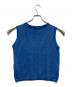 45R (フォーティファイブ・アール) ノースリーブニット ブルー サイズ:2：5000円