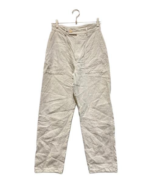 45R（フォーティファイブ・アール）45R (フォーティファイブ・アール) リネンの908ベイカーパンツ ベージュ サイズ:1の古着・服飾アイテム