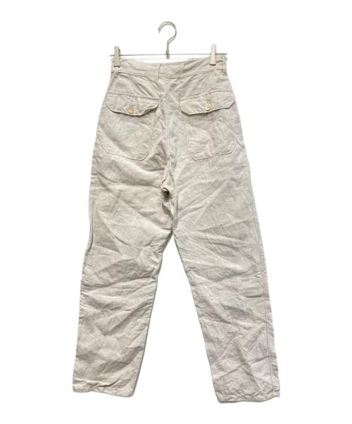 45R（フォーティファイブ・アール）45R (フォーティファイブ・アール) リネンの908ベイカーパンツ ベージュ サイズ:1の古着・服飾アイテム