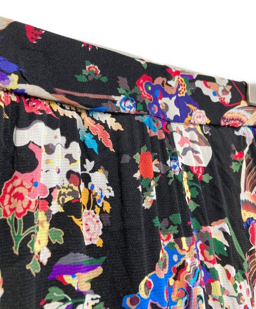 VIVIENNE TAM（ヴィヴィアンタム）VIVIENNE TAM (ヴィヴィアンタム) 柄パンツ ブラック サイズ:38の古着・服飾アイテム