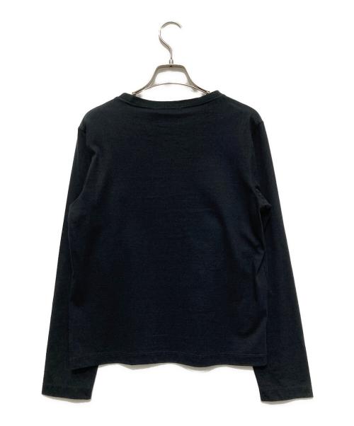 VIVIENNE TAM（ヴィヴィアンタム）VIVIENNE TAM (ヴィヴィアンタム) ロングスリーブカットソー ブラック サイズ:38の古着・服飾アイテム