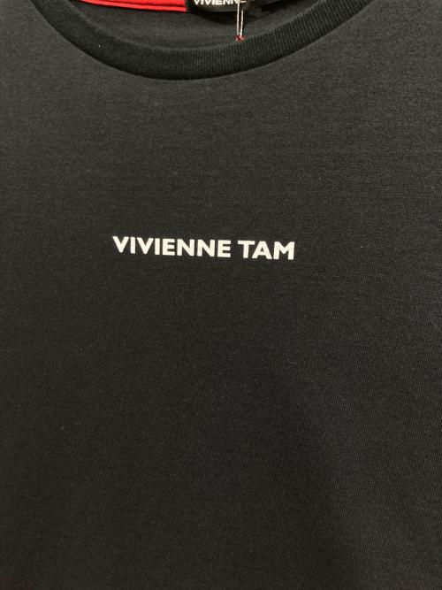VIVIENNE TAM（ヴィヴィアンタム）VIVIENNE TAM (ヴィヴィアンタム) ロングスリーブカットソー ブラック サイズ:38の古着・服飾アイテム