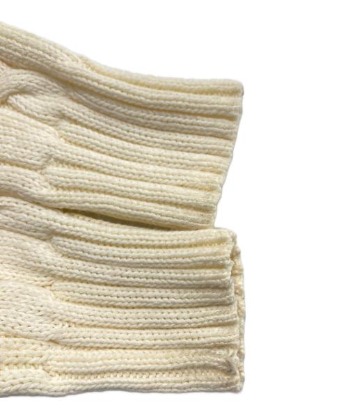 POLO RALPH LAUREN（ポロ・ラルフローレン）POLO RALPH LAUREN (ポロ・ラルフローレン) ケーブルニット ホワイト サイズ:XSの古着・服飾アイテム