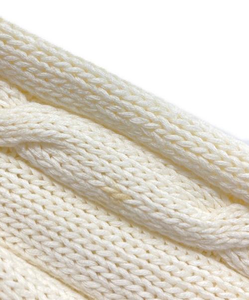 POLO RALPH LAUREN（ポロ・ラルフローレン）POLO RALPH LAUREN (ポロ・ラルフローレン) ケーブルニット ホワイト サイズ:XSの古着・服飾アイテム