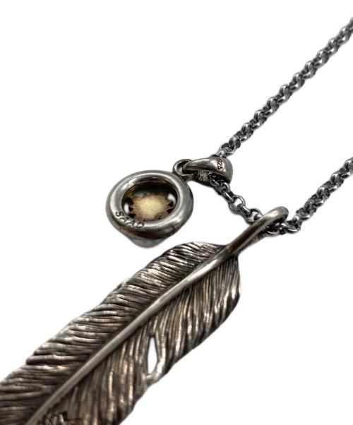 saad（サード）SAAD (サード) フェザーネックレス シルバーの古着・服飾アイテム