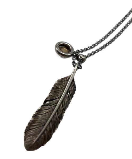 saad（サード）SAAD (サード) フェザーネックレス シルバーの古着・服飾アイテム