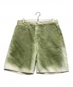 stussyステューシー）の古着「Big OL Short Spray Dye」｜グリーン