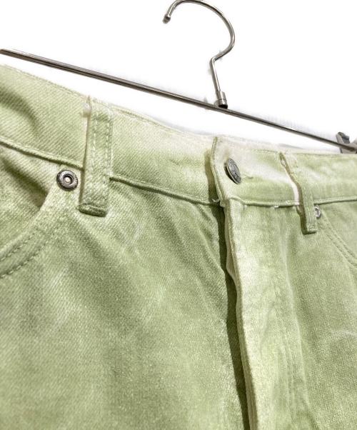 stussy（ステューシー）stussy (ステューシー) Big OL Short Spray Dye グリーン サイズ:32の古着・服飾アイテム