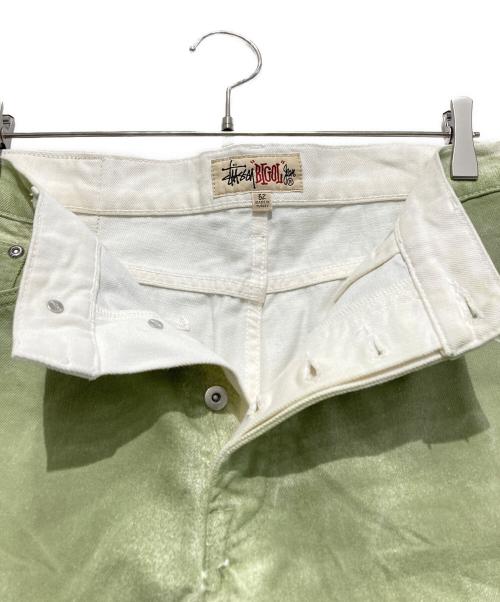 stussy（ステューシー）stussy (ステューシー) Big OL Short Spray Dye グリーン サイズ:32の古着・服飾アイテム