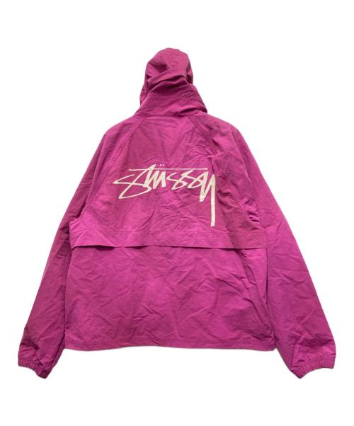 stussy（ステューシー）stussy (ステューシー) BEACH SHELL WAVE DYE パープル サイズ:Mの古着・服飾アイテム