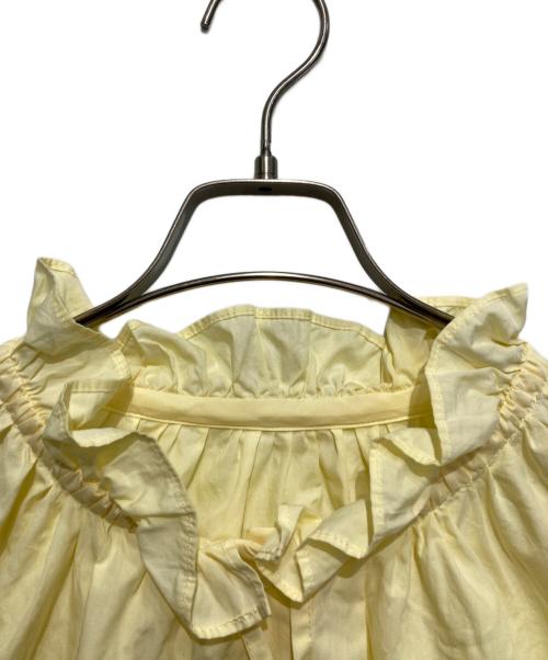 SLOBE IENA（スローブ イエナ）SLOBE IENA (スローブ イエナ) タイプライターフリルブラウス イエロー サイズ:Freeの古着・服飾アイテム