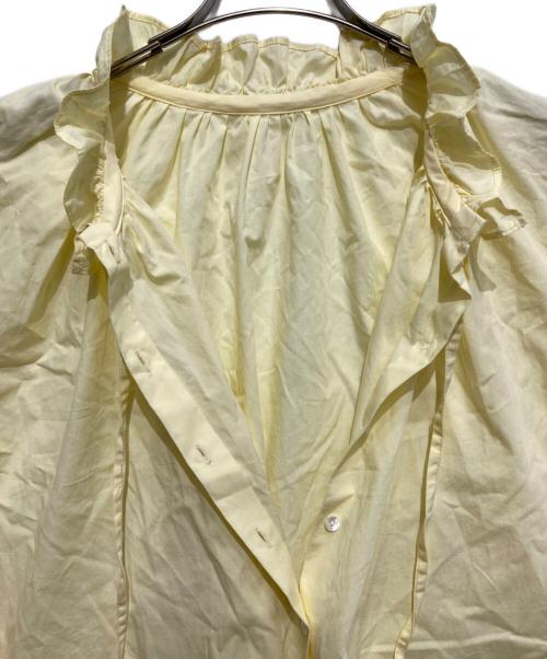 SLOBE IENA（スローブ イエナ）SLOBE IENA (スローブ イエナ) タイプライターフリルブラウス イエロー サイズ:Freeの古着・服飾アイテム