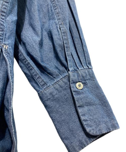 SLOBE IENA（スローブ イエナ）SLOBE IENA (スローブ イエナ) LEDENIM ボサムボウタイトップス ブルー サイズ:FREEの古着・服飾アイテム