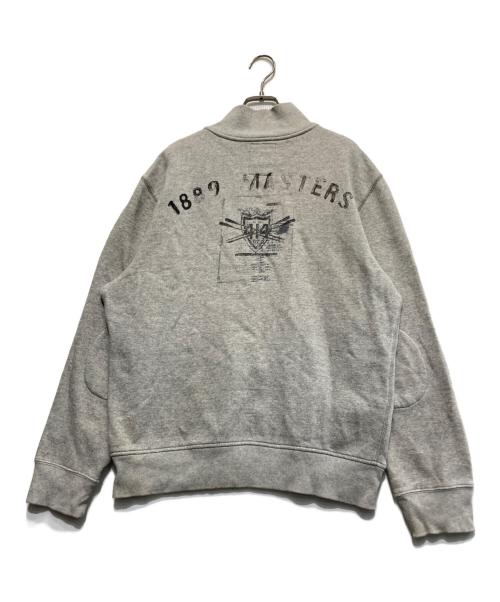 POLO RALPH LAUREN（ポロ・ラルフローレン）POLO RALPH LAUREN (ポロ・ラルフローレン) ジップアップスウェット グレー サイズ:Lの古着・服飾アイテム