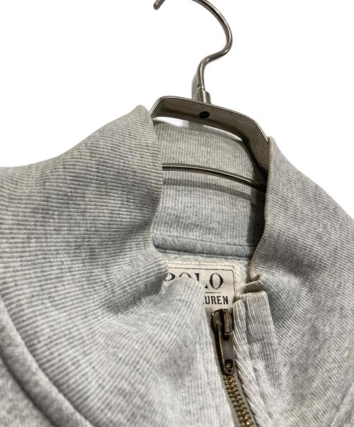 POLO RALPH LAUREN（ポロ・ラルフローレン）POLO RALPH LAUREN (ポロ・ラルフローレン) ジップアップスウェット グレー サイズ:Lの古着・服飾アイテム