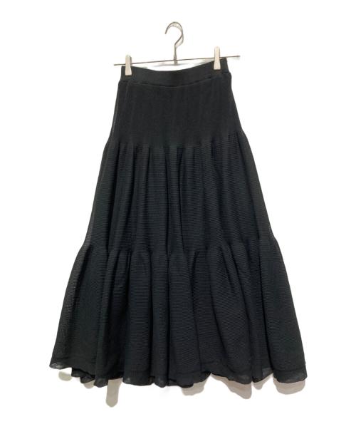 CFCL（シーエフシーエル）CFCL (シーエフシーエル) CASCADES TIERED SKIRT ブラック サイズ:1の古着・服飾アイテム