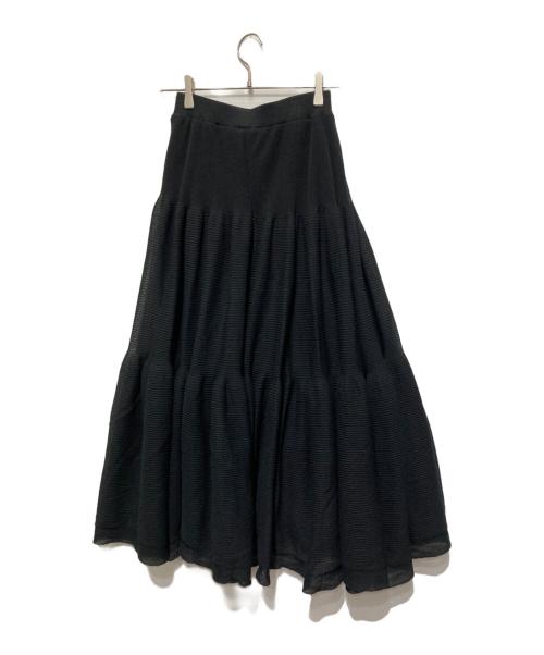 CFCL（シーエフシーエル）CFCL (シーエフシーエル) CASCADES TIERED SKIRT ブラック サイズ:1の古着・服飾アイテム
